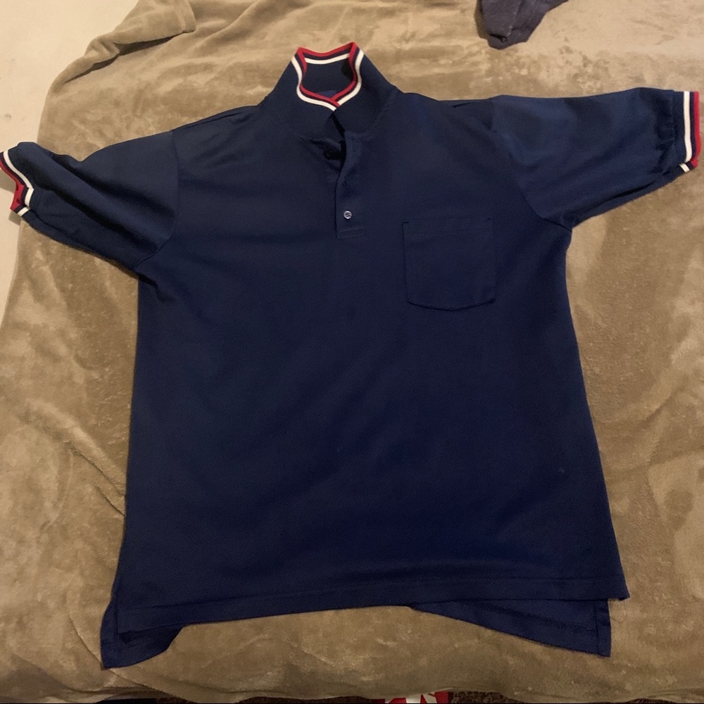 Basic Dark Blue Polo w/Pocket
